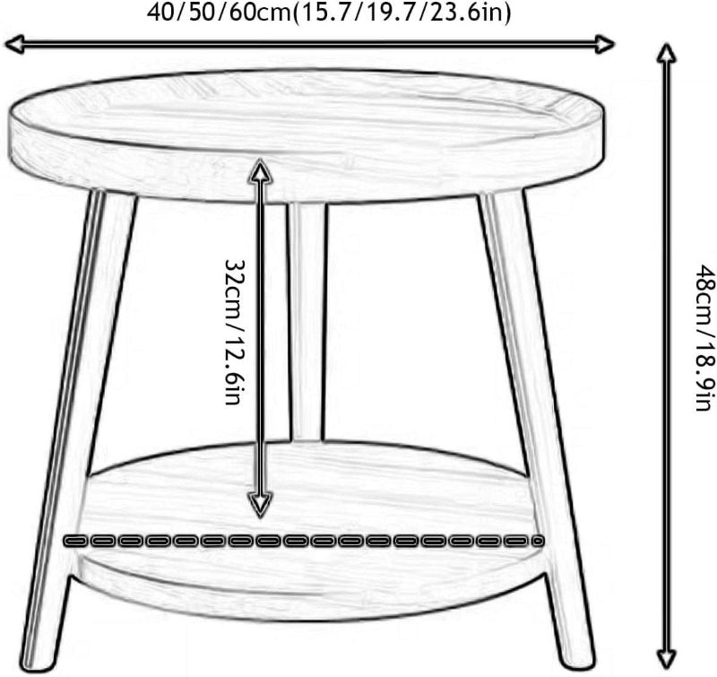 Table de nuit ronde
En bois d'imitation moderne