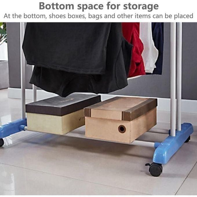 Porte-serviettes pliant amovible 
à roulettes