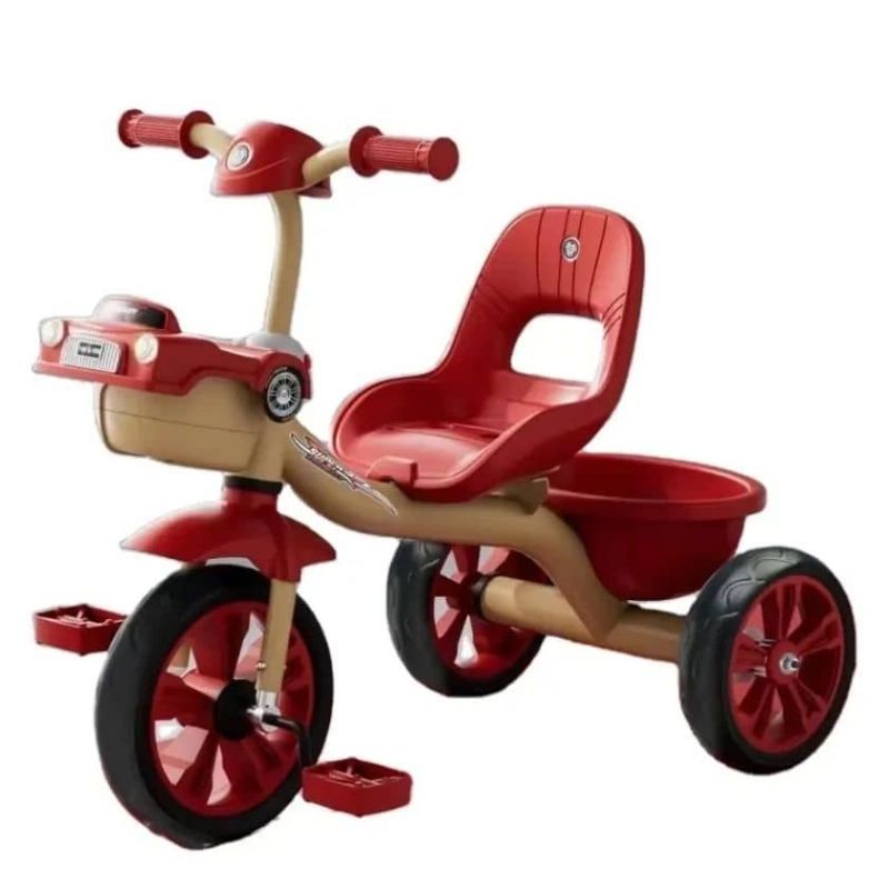 Tricycle Avec Poussette pour Enfant Jusqu'a 4ans