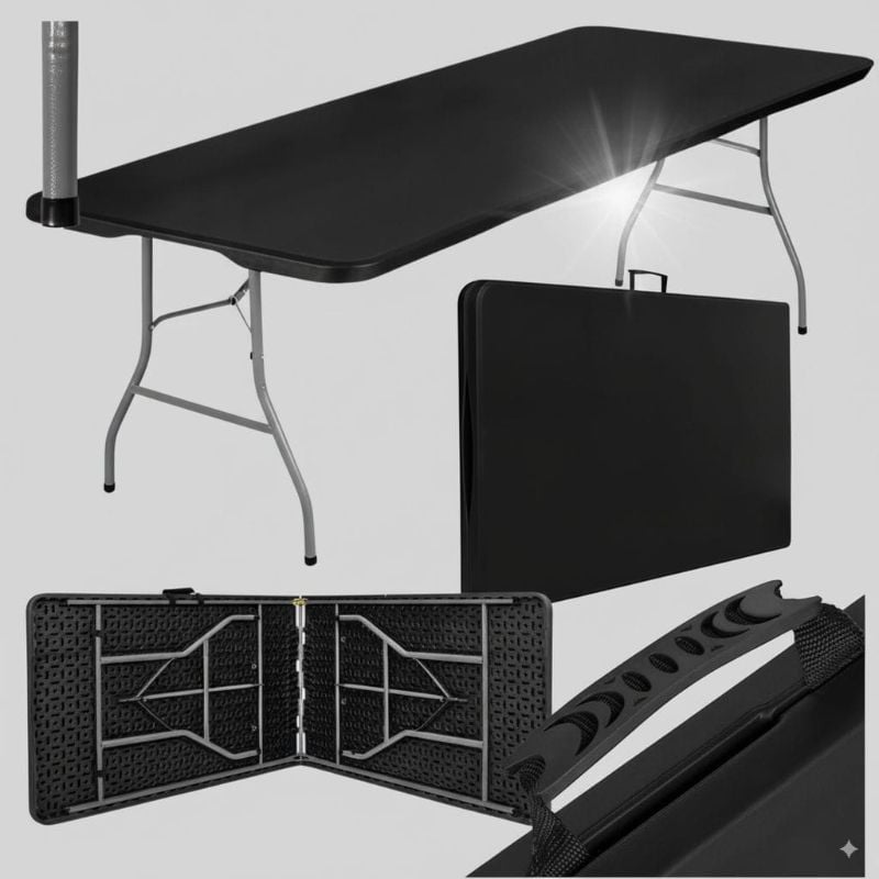 Table pliante de maison et camping
Très propre