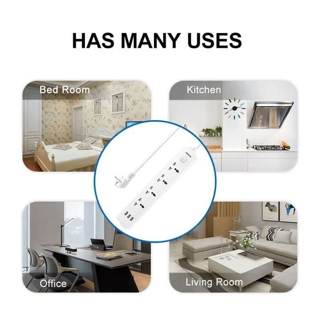 Rallonge
Oraimo Powerhub(OWS-E331) - 4 Prises, 3 Ports USB Multiprise
Référence : OWS-E331