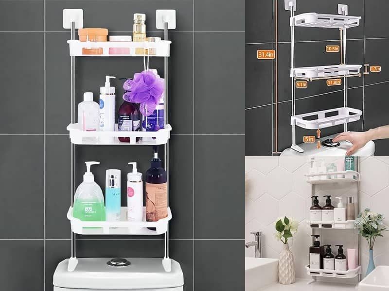 Étagère Support De Toilette/cuisine
Rangement De Salle De Bain