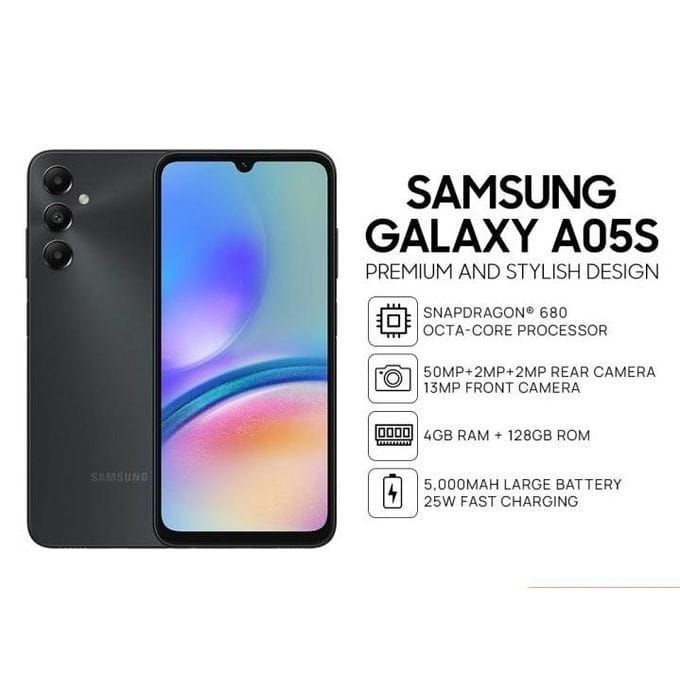 Samsung Galaxy A05s
6.7"- 4/128Go 4G