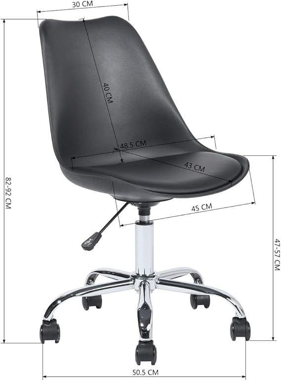 SIEGE DE BUREAU
BLANC ET NOIR