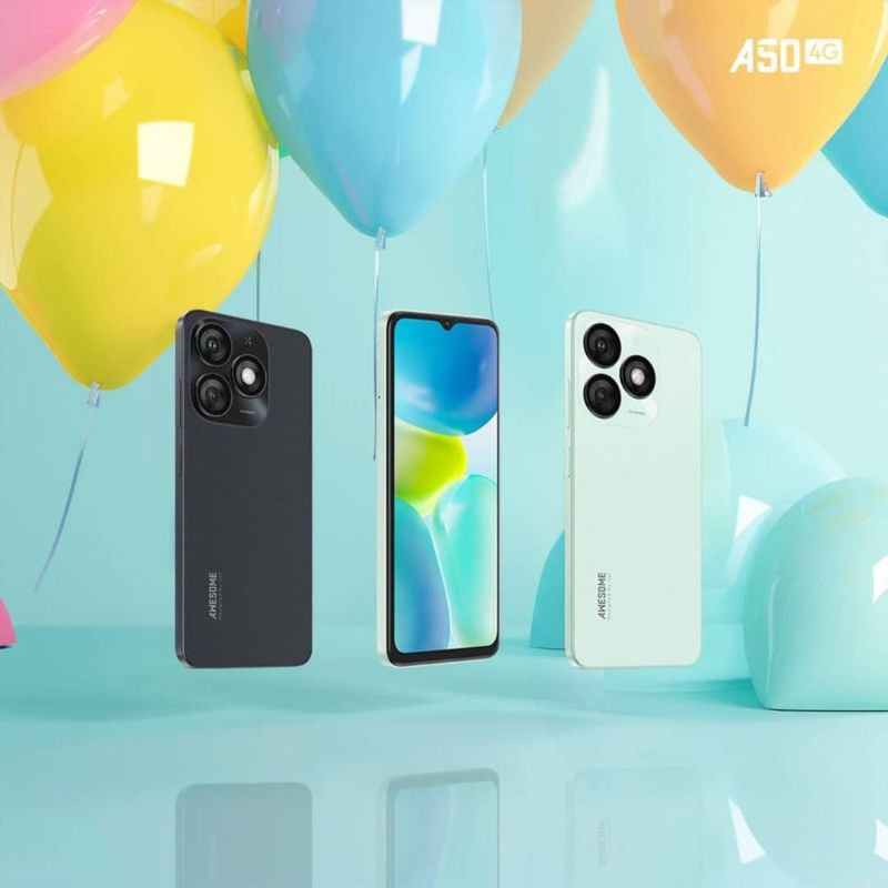 Itel A50 – 6.6″
64+(2+4) Go 8MP 4G 2Sim 5000 MAh Type C