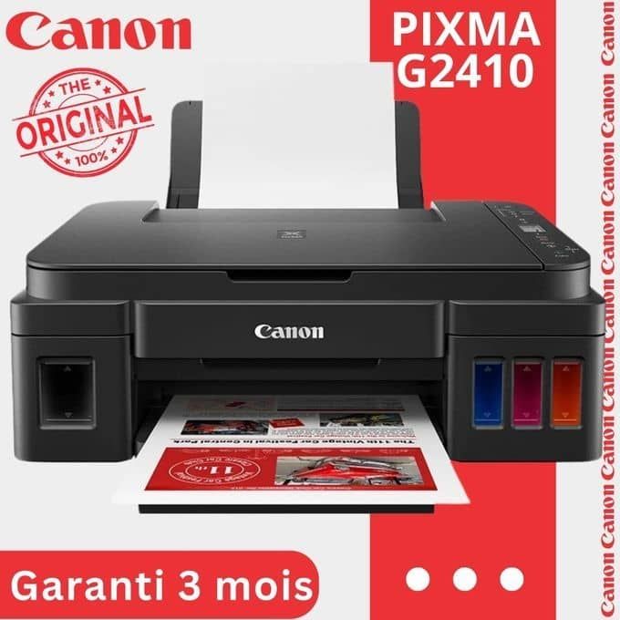 PIXMA G2410
Canon Imprimante Jet D'Encre Multifonction - Noir