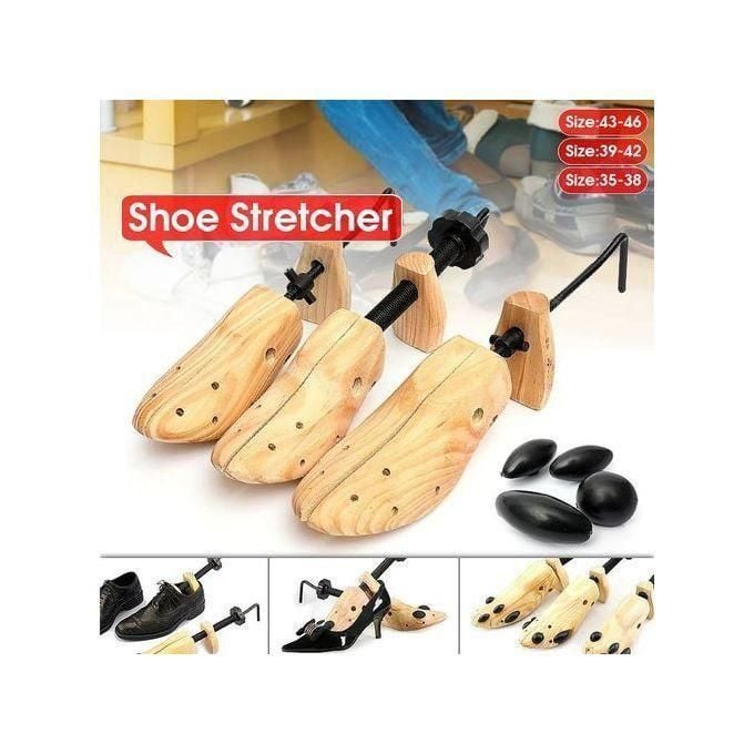 1pcs Civière, Elargisseur De Chaussures En Bois Naturel Pour Hommes Et Femmes