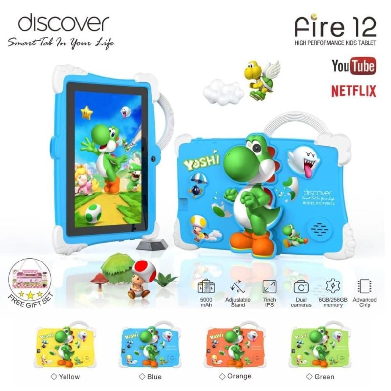 TABLETTE POUR ENFANTS
DISCOVERY DIRE 12