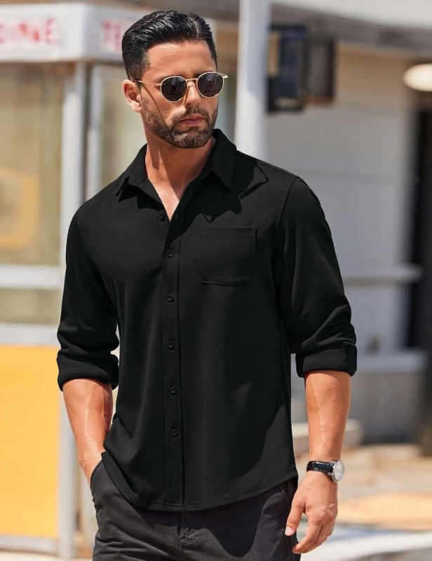 Chemise de luxe  manches longues pour homme