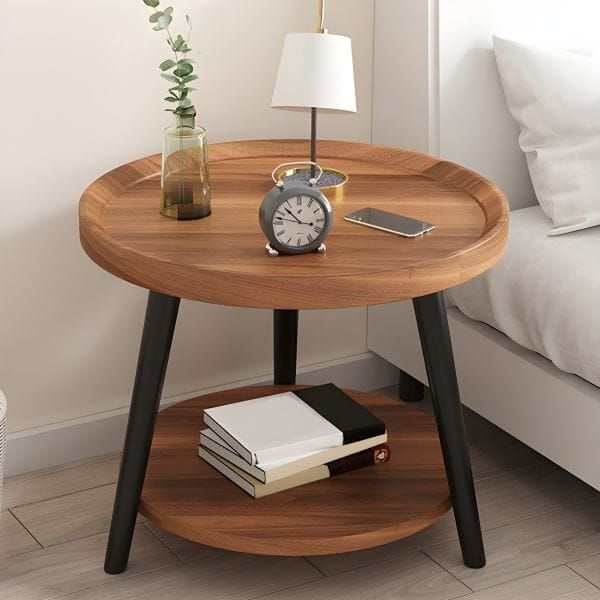 Table de nuit ronde
En bois d'imitation moderne