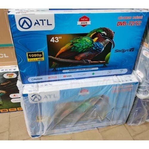 ATL Android TV LED - 43"
Full HD - ATL-43V7S - Android 9 - Noir - Garantie 12 Mois