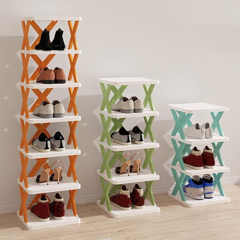 Étagère à Chaussures
Assemblée Multifonctionnelle Armoire De Rangement Pour Porte De Maison-Orange