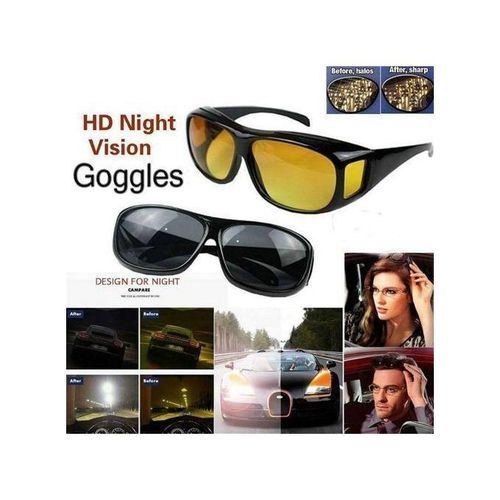 2 Paires de Lunettes De Conduite Hd Protection UV Protéger