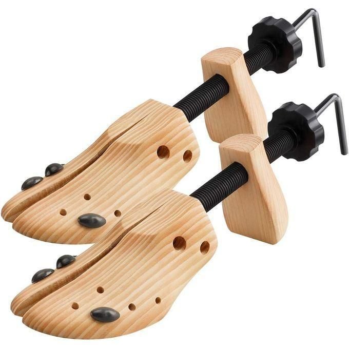 1pcs Civière, Elargisseur De Chaussures En Bois Naturel Pour Hommes Et Femmes