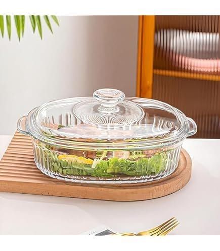 PLATS DE CUISSON EN VERRE AVEC COUVERCLE
TRES SUPER