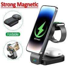 CHARGEUR MAGNETIQUE PIABLE 3 EN 1
SANS FIL