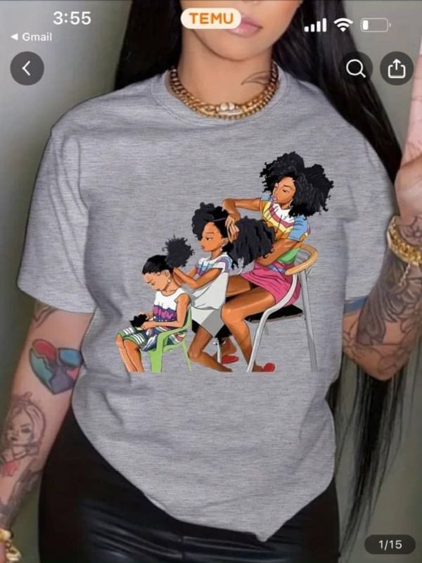 T-shirt 100% coton
style femme 2