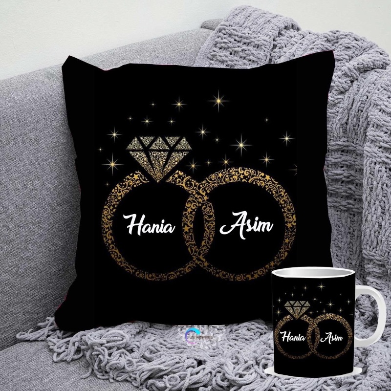 Customized Pillow and Mug Deal