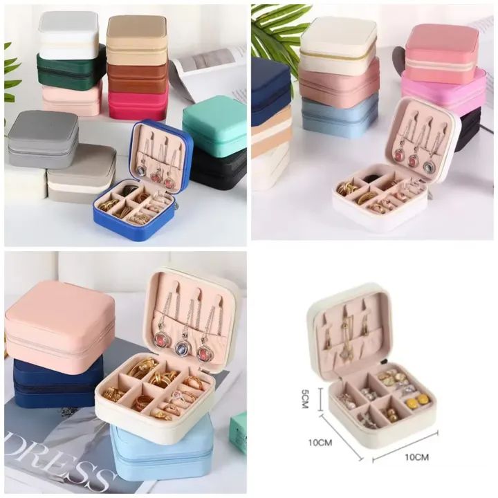 LEATHER JEWELLERY ORGANIZER BOX