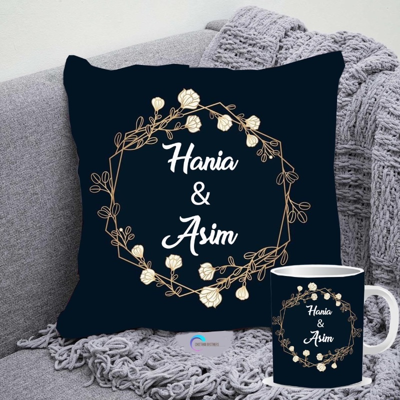 Customized Pillow and Mug Deal