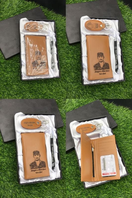 LONG WALLET+KEYCHAIN