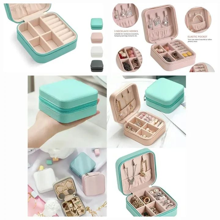 LEATHER JEWELLERY ORGANIZER BOX