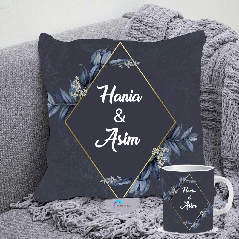 Customized Pillow and Mug Deal