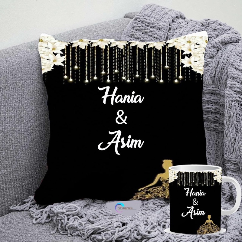 Customized Pillow and Mug Deal