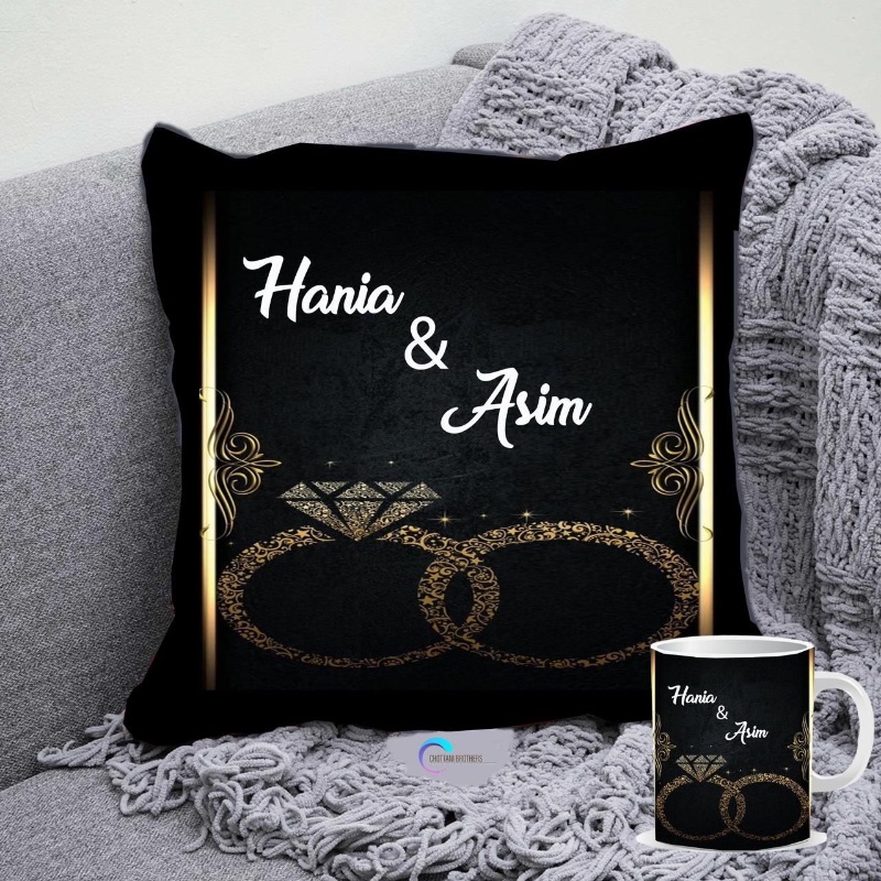 Customized Pillow and Mug Deal