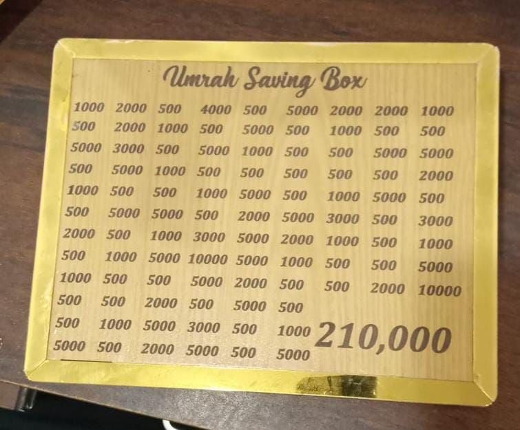 UMRAH SAVING BOX