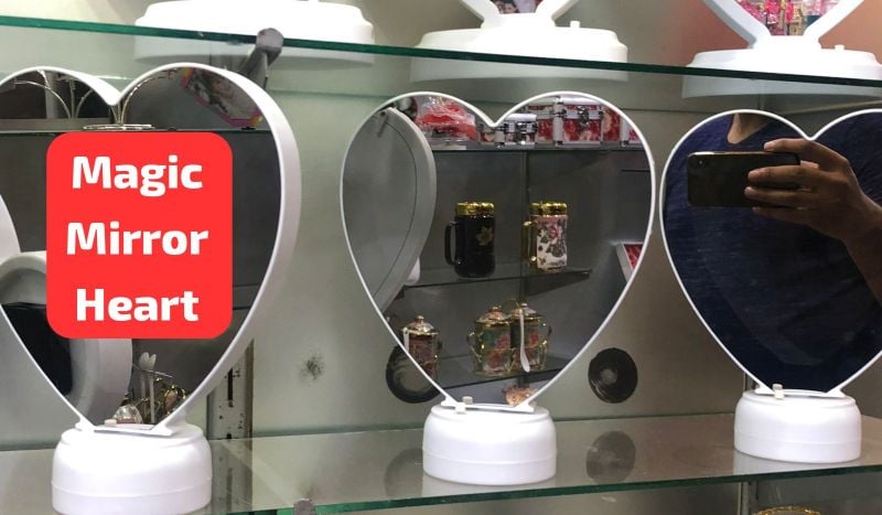 HEART SHAPE MAGIC MIRROR