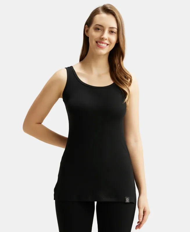 #2510 Soft Touch Microfiber Elastane Stretch Thermal Tank Top with StayWarm Technology Women