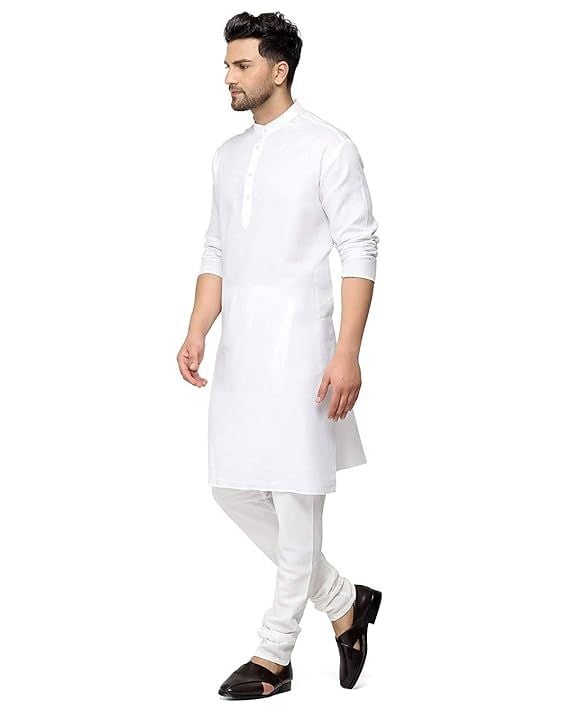 HU - Handcrafted Uniquely Ethnic Premium Cotton And Silk Kurta With Pyjamas Menswear