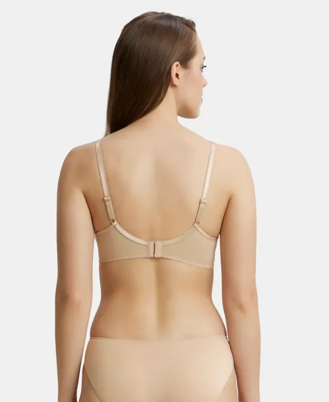 Wirefree Non Padded Super Combed Cotton Elastane Stretch Medium Coverage Cross Over Everyday Bra #1242 Women