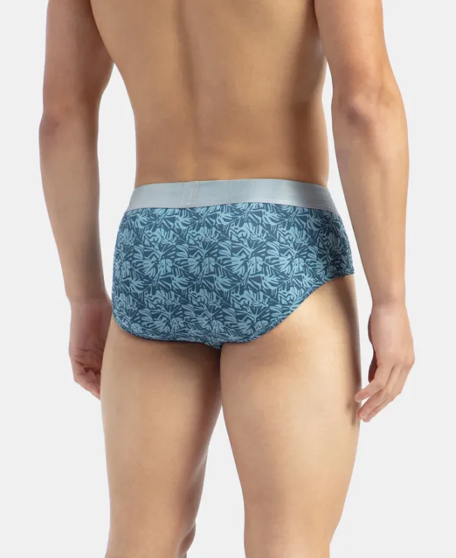 #IC29 Tactel Microfiber Elastane Stretch Printed Brief with Moisture Move Properties Menswear