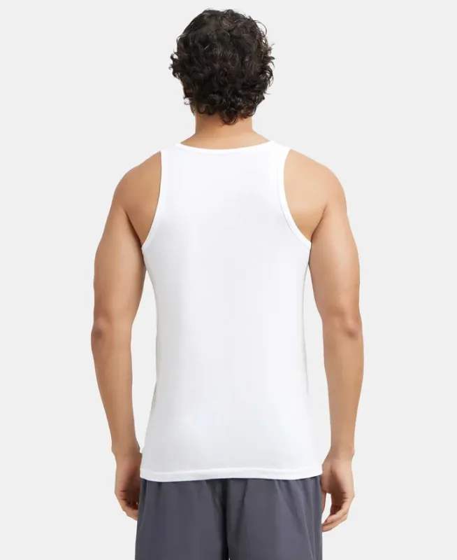 #8820 Super Combed Cotton Round Neck Sleeveless Vest Menswear