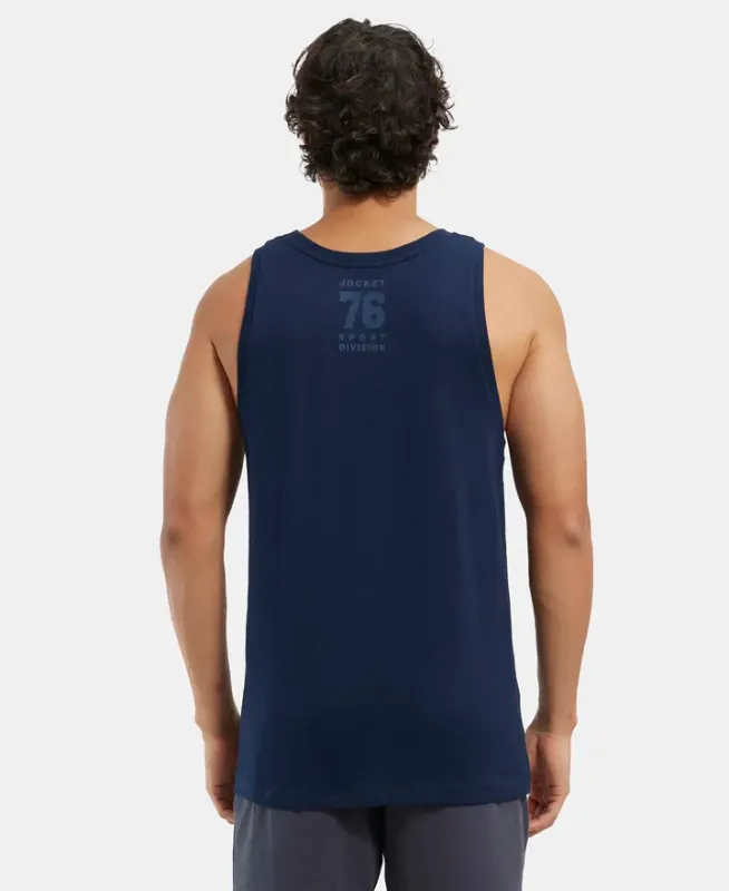 #9928 Super Combed Cotton Rich Graphic Printed Tank Top Menswear