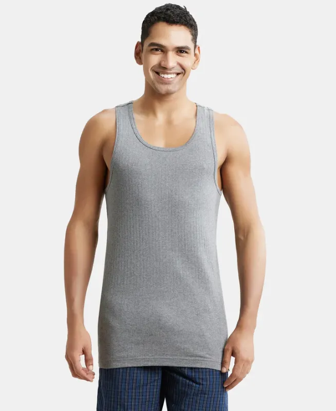 #9922 Super Combed Cotton Rib Round Neck with Racerback Gym Vest Menswear