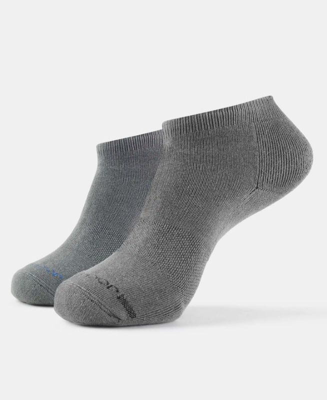 #7605 Compact Cotton Elastane Stretch Low Show Socks with StayFresh Treatment Menswear Accessories