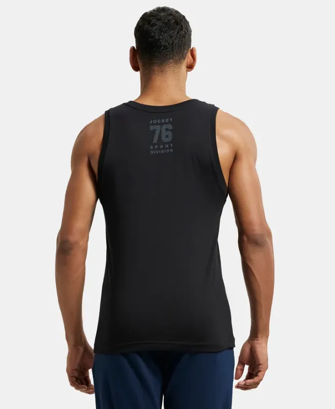 #9928 Super Combed Cotton Rich Graphic Printed Tank Top Menswear