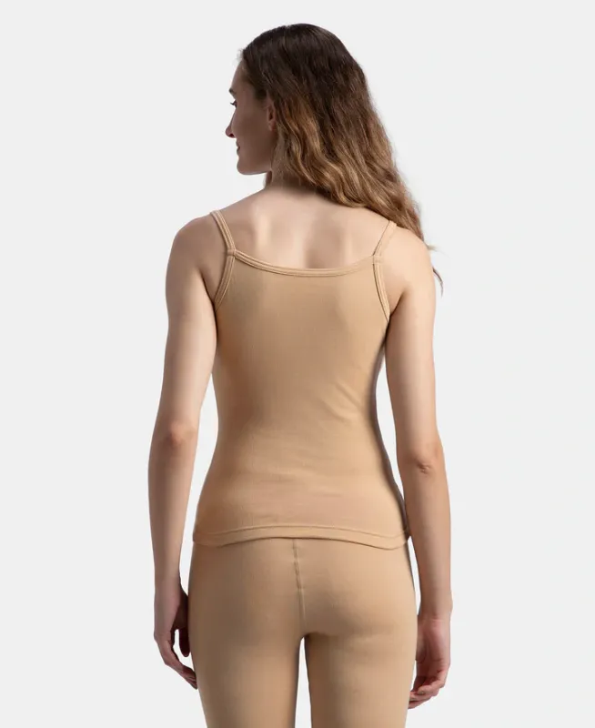 #2548 Super Warm Super Combed Cotton Rich Brushed Thermal Camisole with StayWarm Technology Women