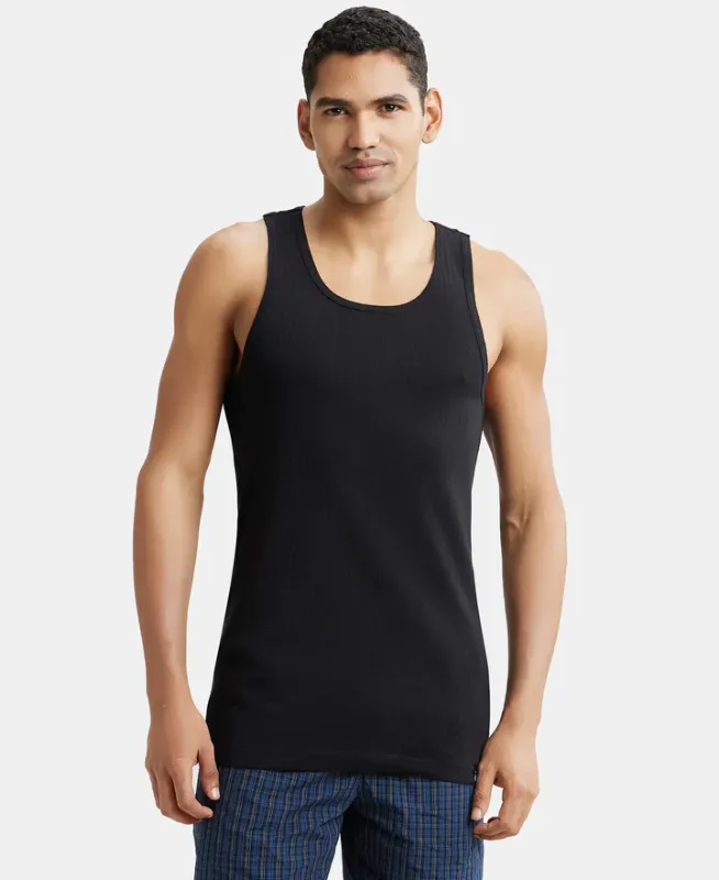 #9922 Super Combed Cotton Rib Round Neck with Racerback Gym Vest Menswear