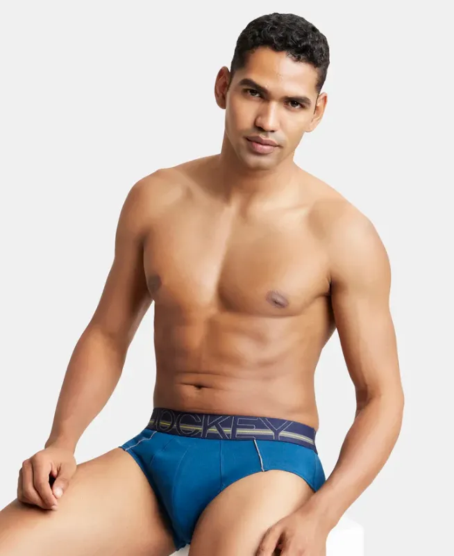 #US14 Super Combed Cotton Solid Brief with Ultrasoft Waistband Menswear