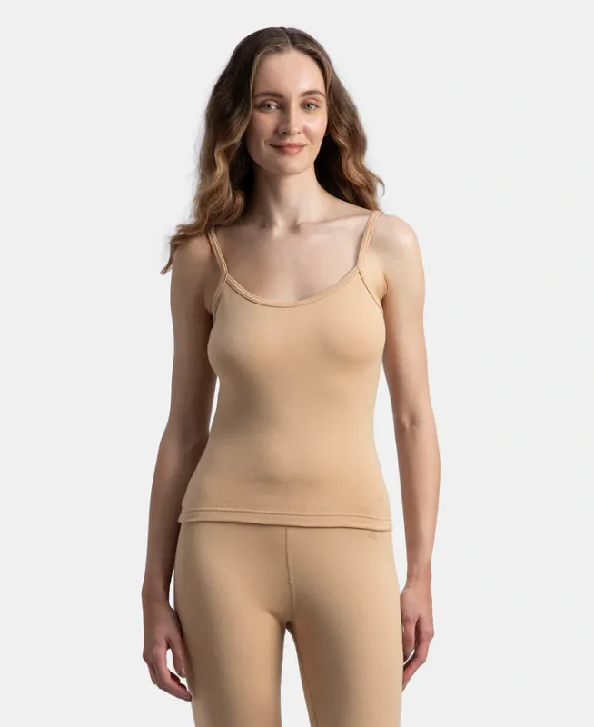 #2548 Super Warm Super Combed Cotton Rich Brushed Thermal Camisole with StayWarm Technology Women