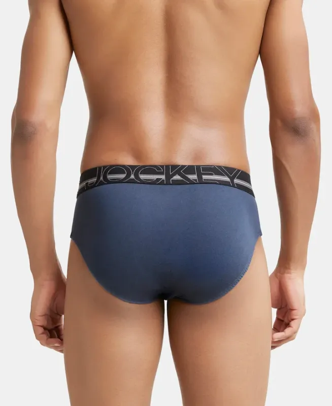 #US14 Super Combed Cotton Solid Brief with Ultrasoft Waistband Menswear