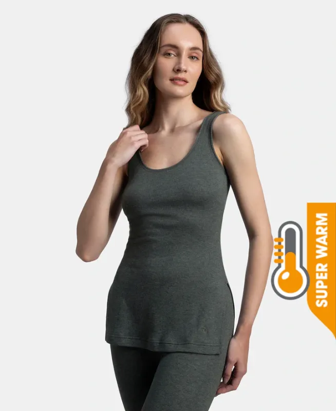 #2547 Super Warm Super Combed Cotton Rich Brushed Fabric Thermal Tank Top with StayWarm Technology Women