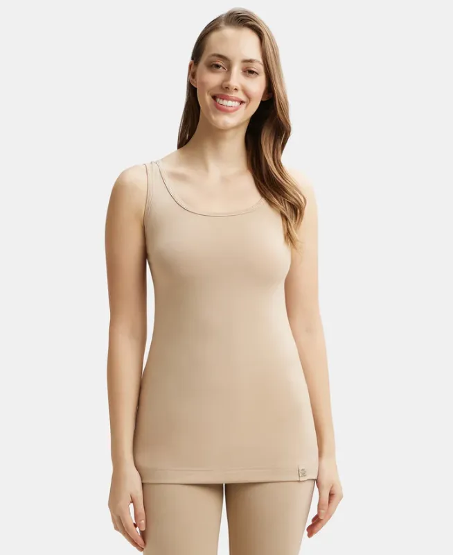 #2510 Soft Touch Microfiber Elastane Stretch Thermal Tank Top with StayWarm Technology Women