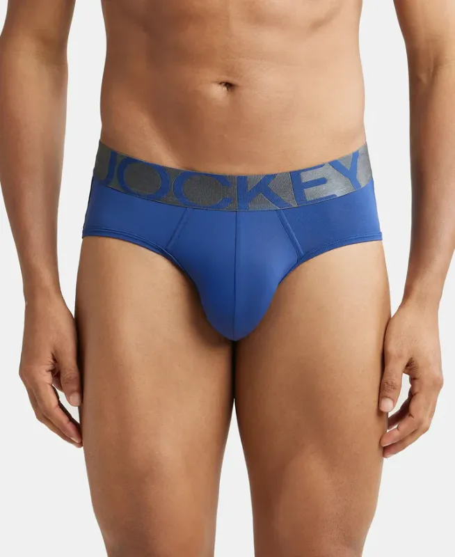 #IC27 Tactel Microfiber Elastane Stretch Solid Brief with Moisture Move Properties Menswear