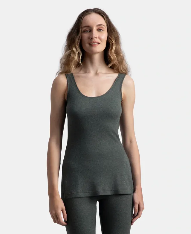 #2547 Super Warm Super Combed Cotton Rich Brushed Fabric Thermal Tank Top with StayWarm Technology Women