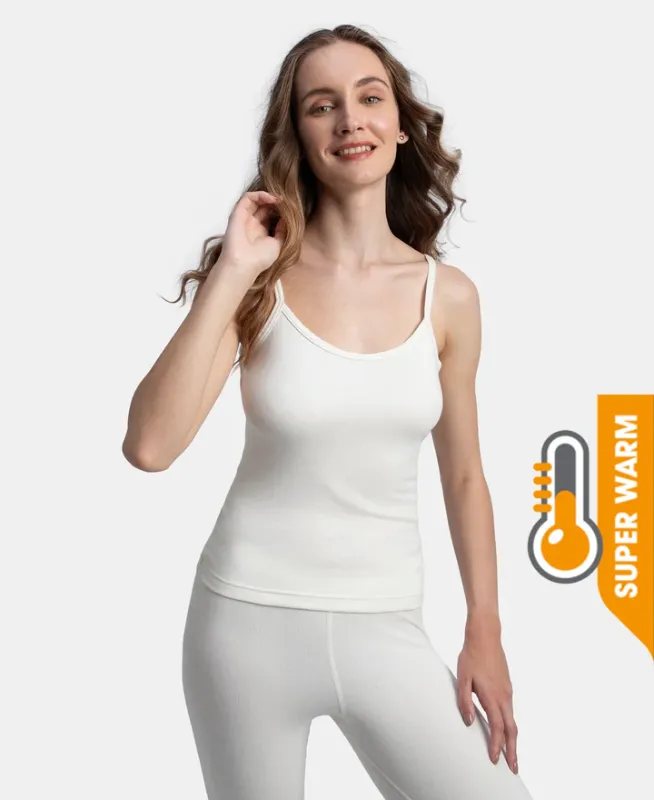 #2548 Super Warm Super Combed Cotton Rich Brushed Thermal Camisole with StayWarm Technology Women